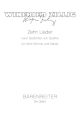 Songs after Goethe (10) (G). : Voice: (Barenreiter)
