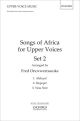 Songs of Africa for Upper Voices Set 2: SSA (plus lead voice) & percussion (OUP)