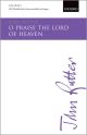 O praise the Lord of heaven: SATB double choir, brass ensemble, & organ: (OUP)