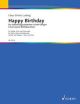 Happy Birthday: A Five-course Birthday Dinner  Fro Violin Viola & Cello: Score & Parts