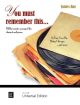 You Must Remember This: Old Favourites For Clarinet & Piano (James Rae)
