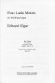 Four Latin Motets: Vocal SATB