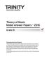 Trinity College London Theory Model Answers Paper (2016) Grade 8