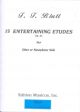 15 Entertaining Etudes Op.24: Oboe & Piano