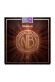 D'Addario Acoustic Guitar Nickel Bronze Custom Light 11-52