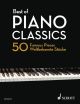 Best Of Piano Classics: 50 Famous Pieces Solo Piano Hardback