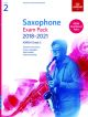 OLD STOCK SALE ABRSM Saxophone Exam Pack Grade 2 2018–2021: Pieces
