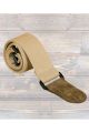 Leathergraft Guitar Strap - Canvas - Suede Ends - Beige