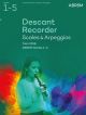 ABRSM Descant Recorder Scales & Arpeggios Grades 1–5 From 2018