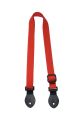 Ukulele Strap Nylon Webbing LG 1" Red - Button End