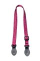 Ukulele Strap Nylon Webbing LG 1" Paisley - Button End