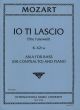 Io Ti Lascio: The Farewell: Aria For Bass Voice: Vocal & Piano (International)