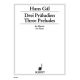 Three Preludes: Piano (Schott)