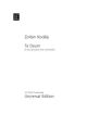 Te Deum: Vocal Score: SATB & Piano (Universal)