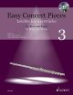 Easy Concert Pieces 3: Flute & Piano Book & CD (Schott)
