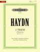 Three Trios: Flute Cello & Piano (Peters)