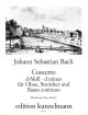 Oboe Concerto In D Minor Bwv 1059: Oboe & Piano (Kunzelmann)