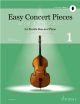 Easy Concert Pieces 1: Double Bass & Piano (Schott)