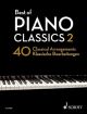 Best Of Piano Classics: Vol. 2: 40 Classical Arrangements: Solo Piano