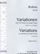 Variations On A Theme Of Joseph Haydn: Op56a Piano Duet (Simrock)