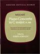 Concerto In C Major Kv503: Piano/Orchestra Critical Score  (Norton)