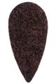 Ukulele Plectrum: Felt Tones Teardrop Brown Wool Felt
