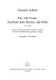 Psalm 100: Jauchzet Dem Herren, Alle Welt (SWV Deest.) (Urtext). Choral Score, (Barenreite