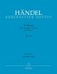 Te Deum In Bb Major (HWV 281): Cannons: Vocal Score (Barenreiter)