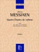 Quatre Études De Rythme Piano (Durand)