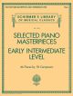 Selected Piano Masterpieces - Early Intermediate