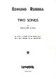 Two Songs Opus 4 Nr 2/Opus 13 Nr 2: Voice & Piano