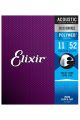 Elixir Acoustic Guitar Polyweb Custom Light 11-52