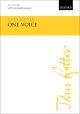 One Voice: SATB & orchestra or piano (OUP)