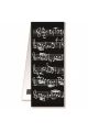 Magnetic Bookmark - Black Sheet Music