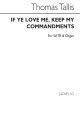 If Ye Love Me Vocal Score: SATB (Novello)