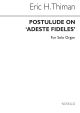 Postlude On Adeste Fideles For Organ (Archive)