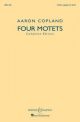 Four Motets Complete Edition SATB And Piano (B&H)