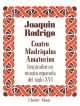 Cuatro Madrigales Amatorios High Voice And Piano