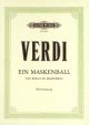 Un Ballo In Maschera Opera Vocal Score (Peters)