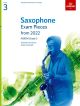 ABRSM Saxophone Exam Grade 3 From 2022: Pieces