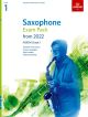ABRSM Saxophone Exam Pack Grade 1 From 2022: Pieces Scales Sight-reading