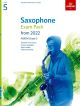 ABRSM Saxophone Exam Pack Grade 5 From 2022: Pieces Scales Sight-reading