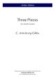 Three Pieces For Clarinet And Piano (OUP)