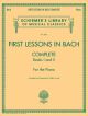 First Lessons: Book 1 & 2 Piano (Schirmer)