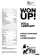 Won Up! Tenor Sax: Piano Accompaniment Only (Brasswind)