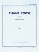 Chant Corse For Tenor Saxophone & Piano (Leduc)