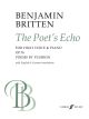 The Poets Echo: Vocal & Piano (Faber)