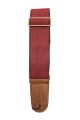 Acorn Guitar Strap Vegan Tweed - Cork Ends - Red