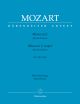 Mass C Major: Sparrow Mass: Kv220 Vocal Score (Barenreiter)