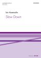 Slow Down for SATB and piano
